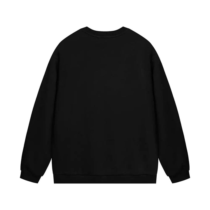 Men's Fashion Solid Color Loose Sweater - Cotton/Poly Blend - Whimsical Shoppe