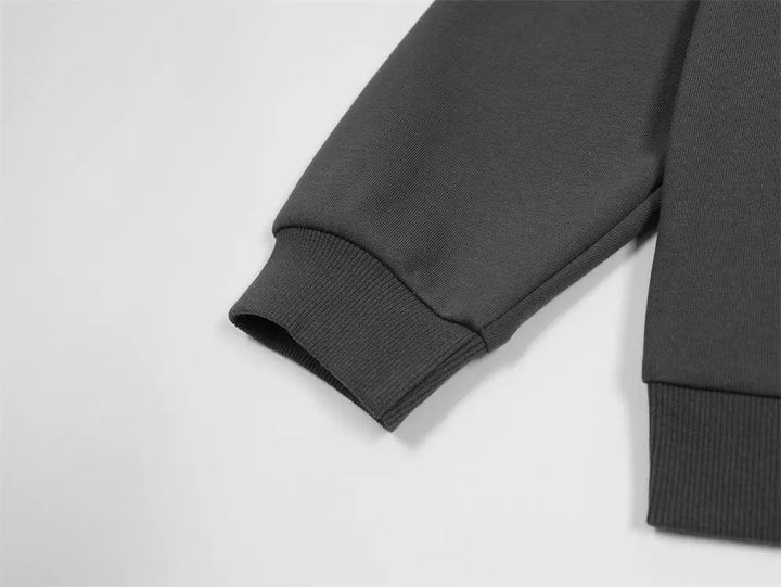 Men's Fashion Solid Color Loose Sweater - Cotton/Poly Blend - Whimsical Shoppe