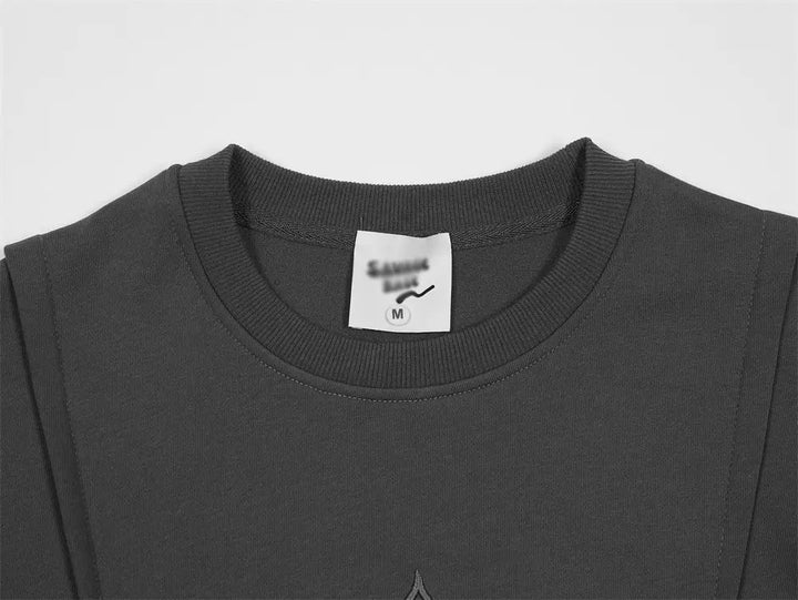 Men's Fashion Solid Color Loose Sweater - Cotton/Poly Blend - Whimsical Shoppe