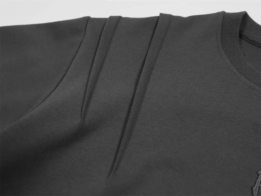 Men's Fashion Solid Color Loose Sweater - Cotton/Poly Blend - Whimsical Shoppe