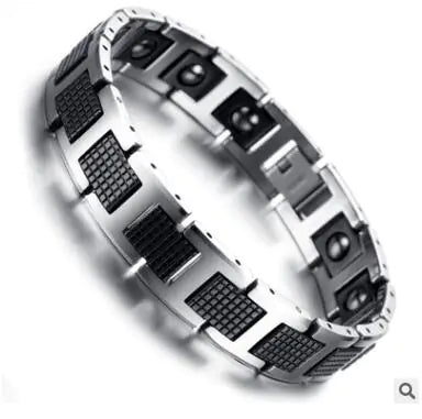 Men's Fashion Tungsten Steel Bracelet - Korean Style Geometric - Whimsical Shoppe