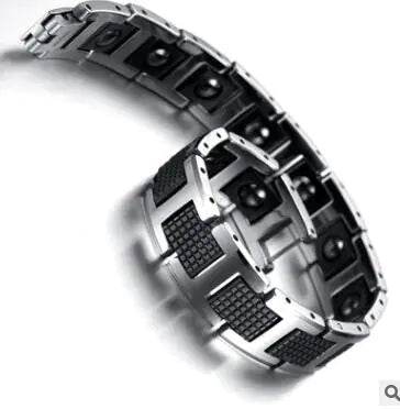 Men's Fashion Tungsten Steel Bracelet - Korean Style Geometric - Whimsical Shoppe