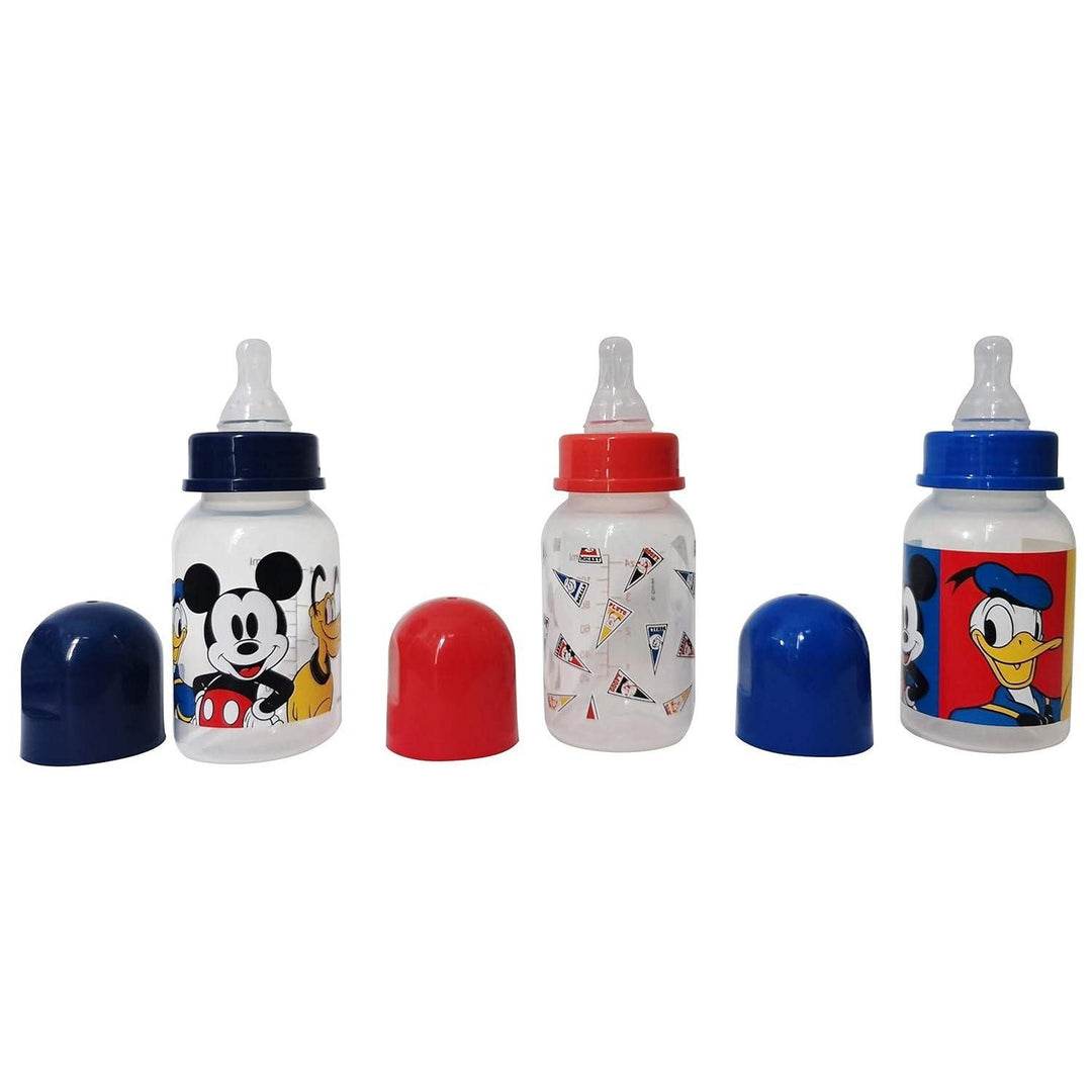 Mickey Mouse 5 oz Pack of Three Baby Bottles - Whimsical Shoppe