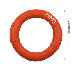 Interactive EVA Training Ring – Durable Pull Toy for Dogs, Exercise & Tug-of-War (Small/Large, Red/Green/Orange)