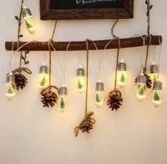 Christmas String Ornaments – Lightweight Hanging Holiday Decorations for Tree, Mantel & Home