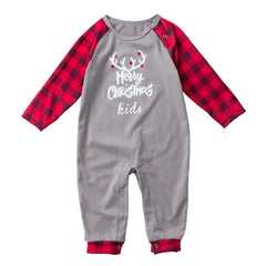 Infant Christmas Bodysuit with Reindeer Print