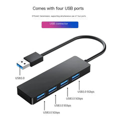 4-in-1 USB 3.0 Type-C Hub for Laptops