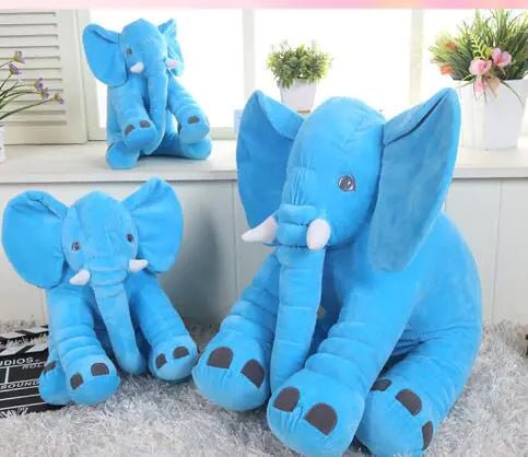 Plush Elephant Toy & Pillow – Soft Hugging Companion for Kids (40cm/60cm, 5 Colors) Plush Elephant Toy & Pillow – Soft Hugging Companion for Kids (40cm/60cm, 5 Colors) - Whimsical Shoppe