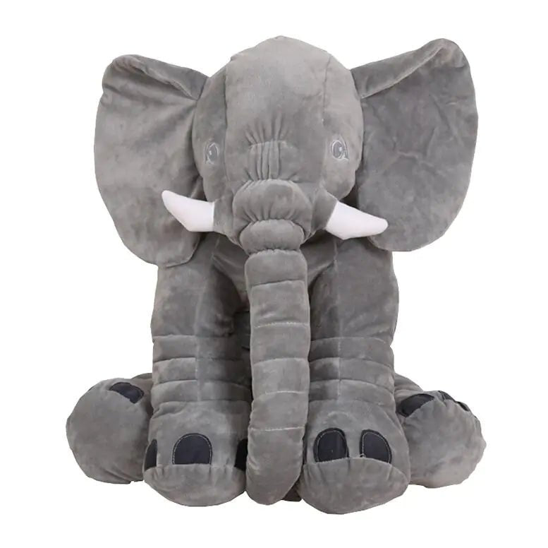 Plush Elephant Toy & Pillow – Soft Hugging Companion for Kids (40cm/60cm, 5 Colors) Plush Elephant Toy & Pillow – Soft Hugging Companion for Kids (40cm/60cm, 5 Colors) - Whimsical Shoppe