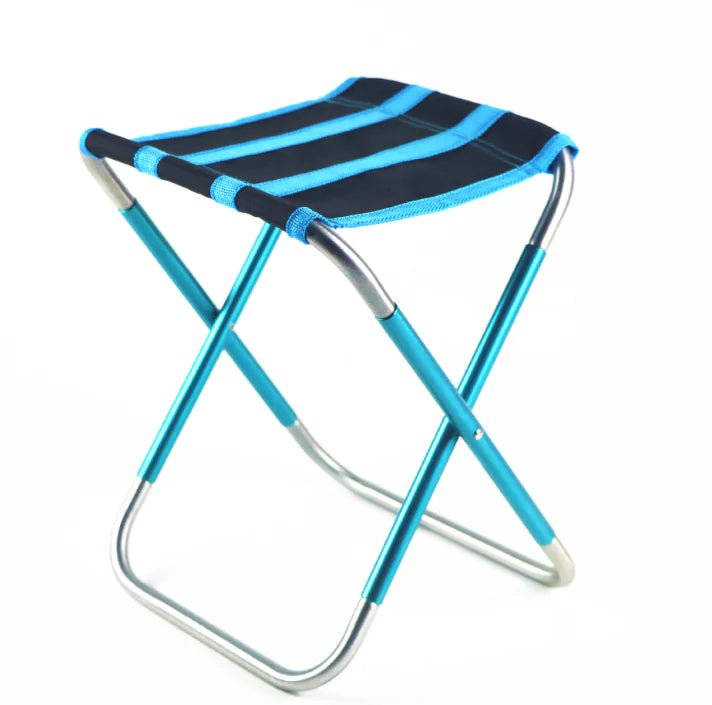 Portable Aluminum Folding Camping Stool for Outdoors - Whimsical Shoppe