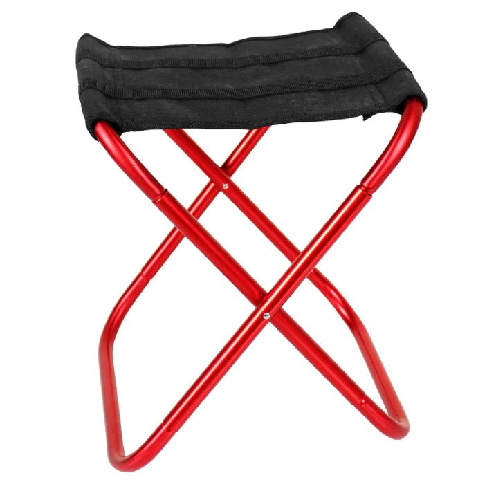 Portable Aluminum Folding Camping Stool for Outdoors - Whimsical Shoppe