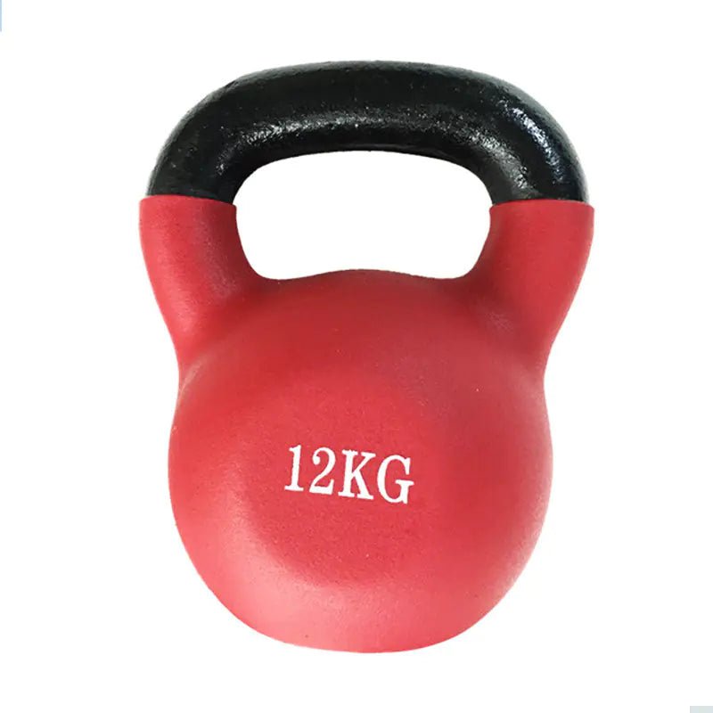 PVC Coated Cast Iron Kettlebell Weights (2kg - 28kg) for Home Gym - Whimsical Shoppe