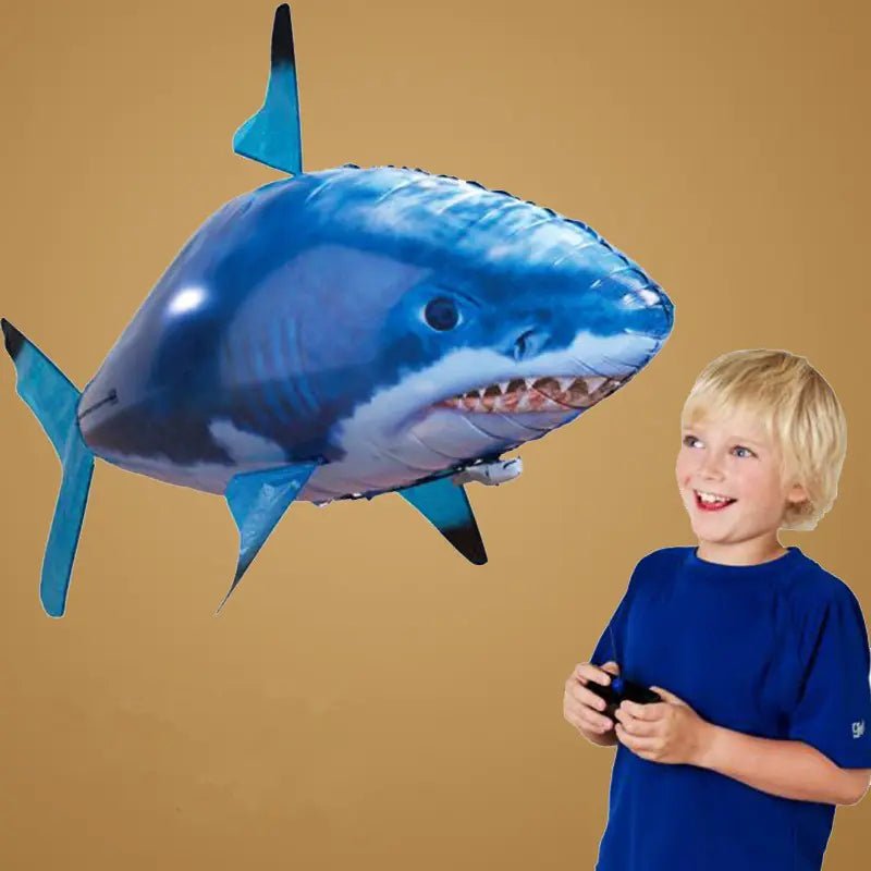 Remote Control Flying Fish – Giant 57" Helium Balloon Toy with 360° Control & Realistic Movement - Whimsical Shoppe