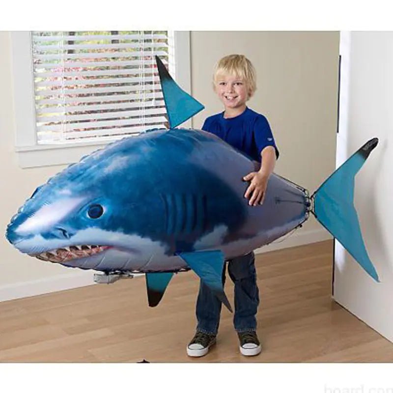 Remote Control Flying Fish – Giant 57" Helium Balloon Toy with 360° Control & Realistic Movement - Whimsical Shoppe