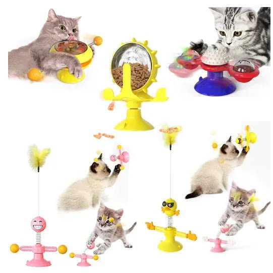 Rotating Cat Windmill Toy - Whimsical Shoppe