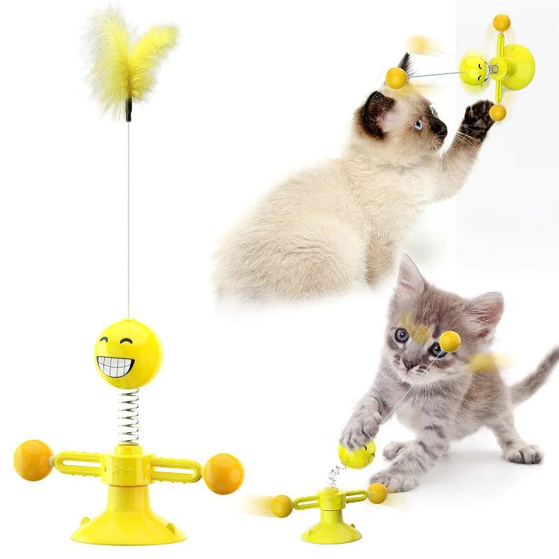 Rotating Cat Windmill Toy - Whimsical Shoppe