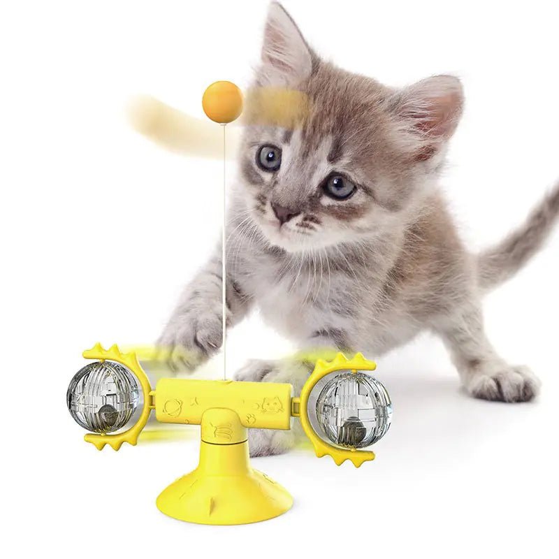 Rotating Cat Windmill Toy - Whimsical Shoppe