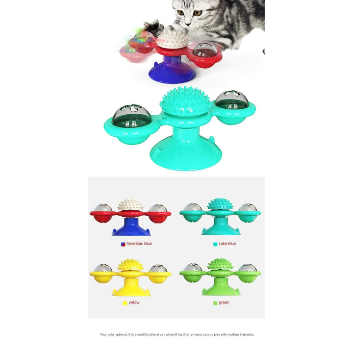 Rotating Cat Windmill Toy - Whimsical Shoppe