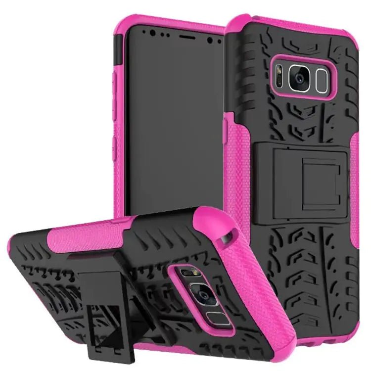 Samsung S8 Plus Case with Stand – Full Protection, Tire - Tread Grip, Lightweight Rear Cover - Whimsical Shoppe
