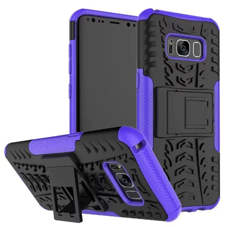 Samsung S8 Plus Case with Stand – Full Protection, Tire - Tread Grip, Lightweight Rear Cover - Whimsical Shoppe