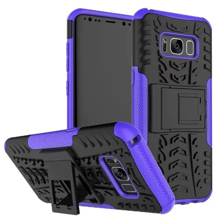 Samsung S8 Plus Case with Stand – Full Protection, Tire - Tread Grip, Lightweight Rear Cover - Whimsical Shoppe