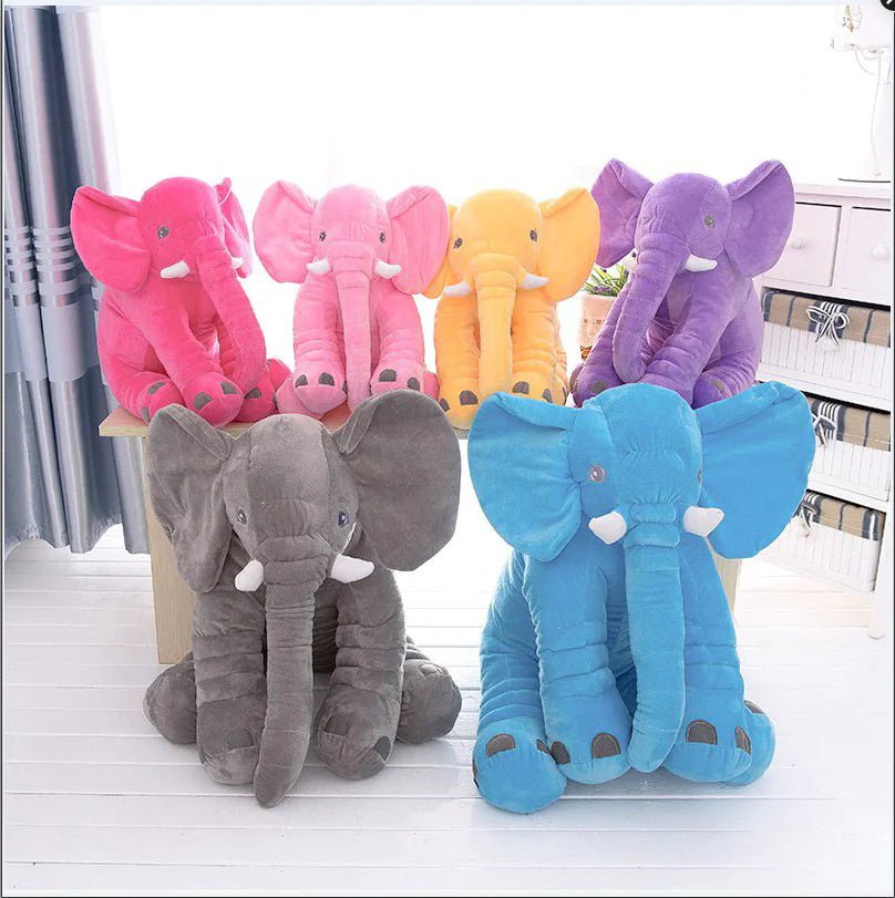 Soft Comfort Elephant Plushie - Sleep Pillow & Cuddly Toy - Whimsical Shoppe
