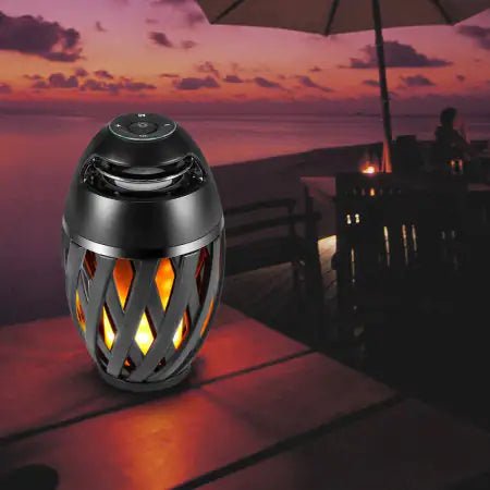 Tiki Tiki To To Outdoor Bluetooth Speaker with LED Flame (IP65) - Whimsical Shoppe