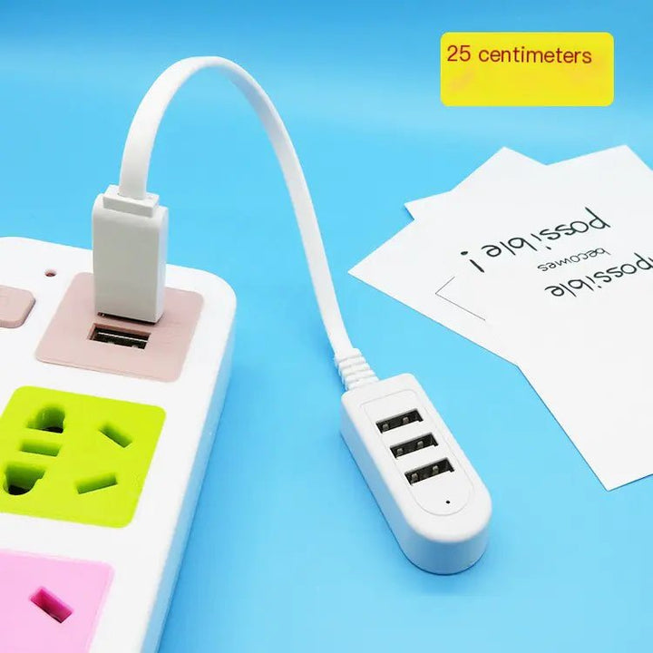 USB 3.0 Multifunctional Expansion Hub & Dock – Multi - Port Splitter (25 cm / 1.2 m, White) - Whimsical Shoppe