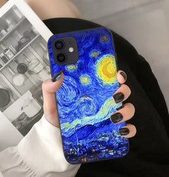 Abstract Van Gogh Phone Case - Water Transfer Hard Shell