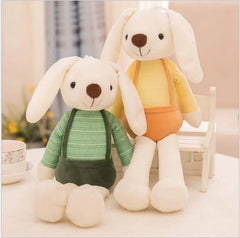 Cute Princess Bunny Plush Toy – Super Soft Rabbit Doll (40–70 cm, Blue/Red/Yellow/Green/Dark Green)