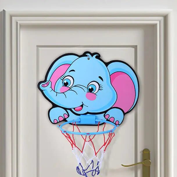 Wall - Mounted Indoor Basketball Hoop for Kids (Ages 4 - 6) - Whimsical Shoppe