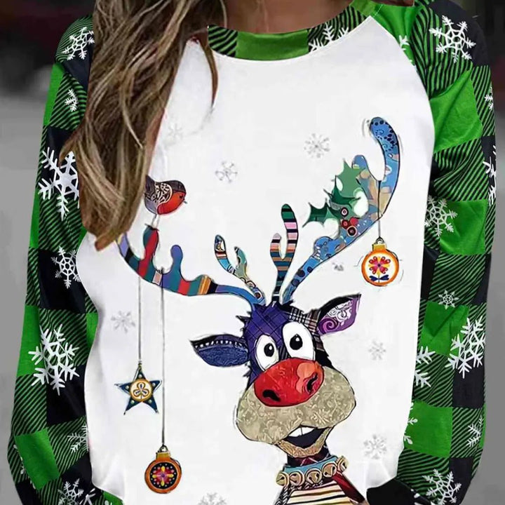 Women's Casual 3D Digital Printed Sweater - Cartoon Pattern (S - 3XL) - Whimsical Shoppe