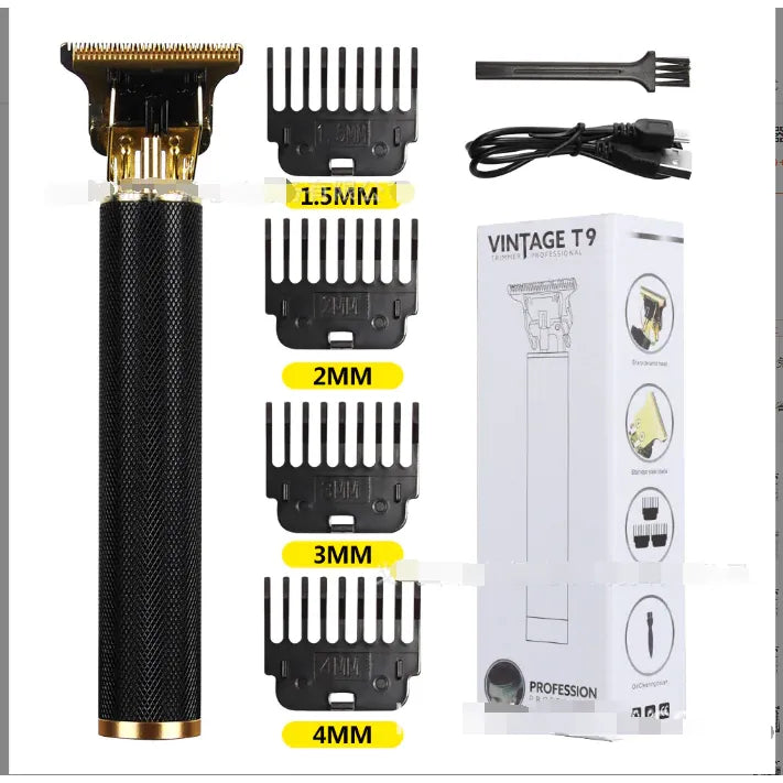 USB Vintage Electric Hair Trimmer