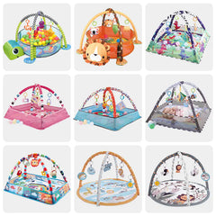 Baby Play Gym with Ocean Balls and Activity Fence