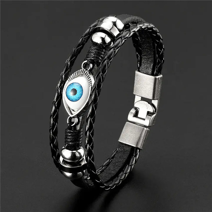 Multi-Layer Evil Eye Bracelet